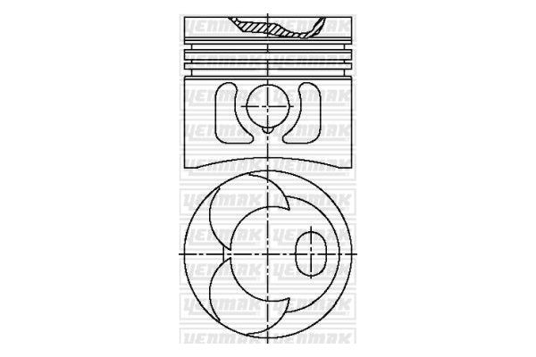 Piston (91.00MM-STD)  NÜRAL 87-70480-STD