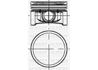 Piston (69.00MM-0.50)  YENMAK 31-04184-050  7701475781