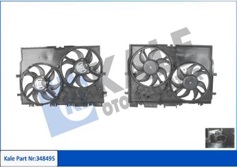Radyatör Fan ve Motoru  KALE 348495  1358012080 1347697080 1393260080 1250H4 1671210180