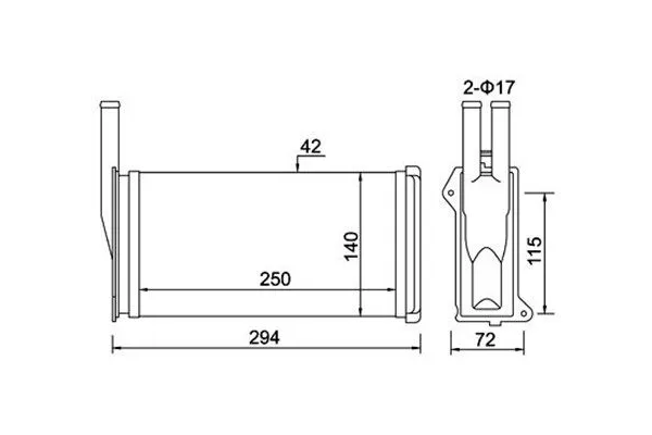 Su Radyatörü  MAGNETI MARELLI 359000300330