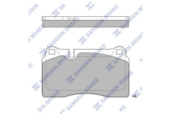 Fren Disk Balata Ön SANGSIN SP2231