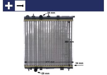 Su Radyatörü  MAHLE CR 2036 000S  5N0121253N 1330S4 1330.S4 1330W9
