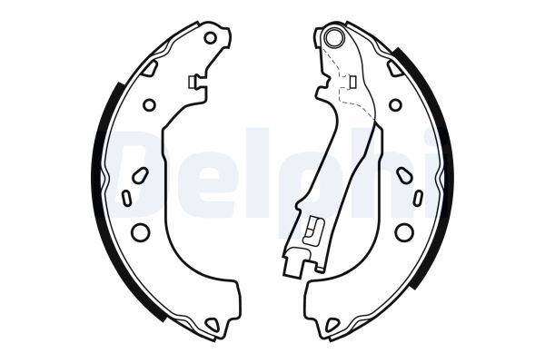 Fren Pabuçlu Balata Arka Lancia Musa (184)(2004->)  DELPHI LS1979