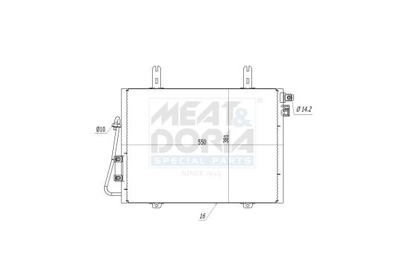 Klima Radyatörü  VEKA 43-3511