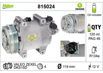Klima Kompresörü  VALEO 815024  MN123627