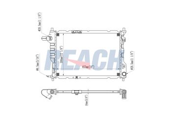Su Radyatörü  FORD ORJINAL 6C468005BC  96477777 96591475