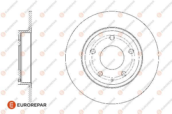 Fren Disk Ayna Arka Sağ ve Sol Mazda 3 Sedan 4 Kapı (BP)(06.2019->)  EUROREPAR 1676008480