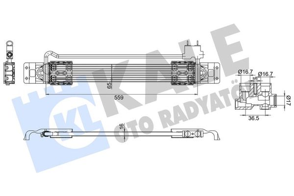 Şanzıman Yağ Soğutucu  KALE 362560