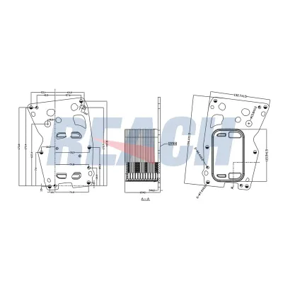 Motor Yağ Soğutucu  BMW X4 Serisi (F26)(07.2014->)  VEKA 45-1400