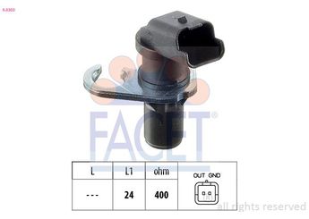 Krank Sensörü  FACET 9.0303  19208S 1920 8S 9632889780 96 328 897 80 137372 96 32 889 780 9634049880 96 34 049 880 2507372