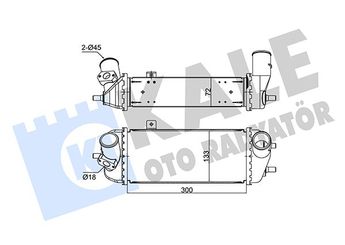 Turbo Radyatörü  ORİS IHY090070  28271 2A710 2A720 2A700 282702A720 282712A700 28271-2A700 282712A710 28271-2A710