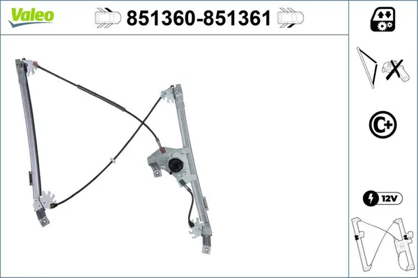 Cam Krikosu Ön Sol VALEO 851360
