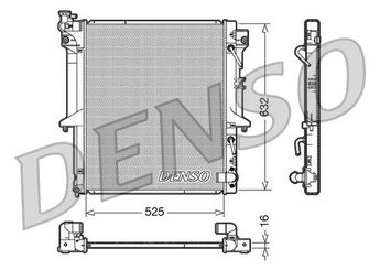 Su Radyatörü  DENSO DRM45018  DRM45018 1350A183K 1350A315 1350A349