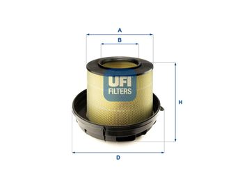 Hava Filtresi  UFI 27.639.00  40942404 0040942404 40942504 0040942504 A0040942404 A0040942504