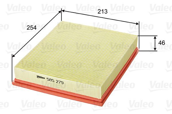 Hava Filtresi  Ford Sierra S.Wagon (1982->)  VALEO 585279