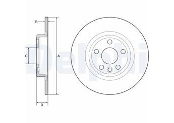 Fren Disk Ayna Arka Sağ ve Sol DELPHI BG4930C  J9C1168 LR061388
