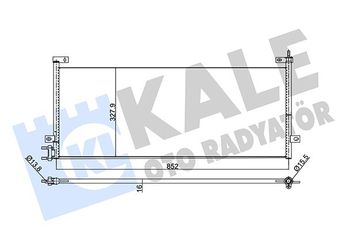 Klima Radyatörü  KALE 350440  7421893823 7422174081 7422212982 7422768926 21246033 21893823 22174076 22174081 22212982 22768792 22768926 23177256 23177268 23437857 23437874
