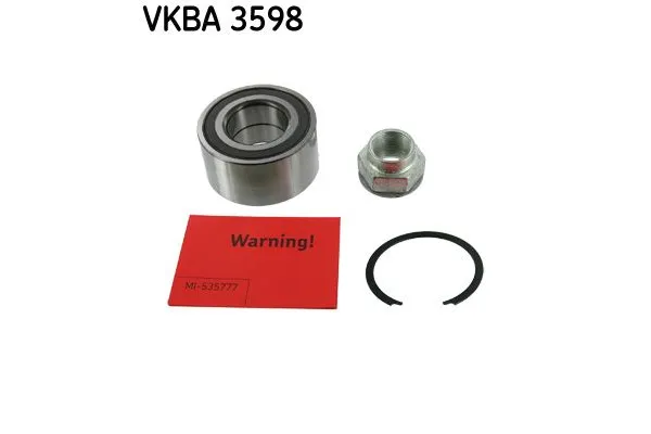 Teker Rulmanı Ön Sağ veya Sol Fiat Doblo (152) Panorama (12.2014->)  SKF VKBA 3598