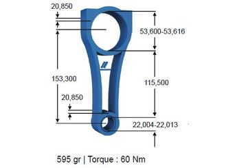 Piston Kolu  BMW ORJINAL 11248610991  11248610991 11 24 8 610 991
