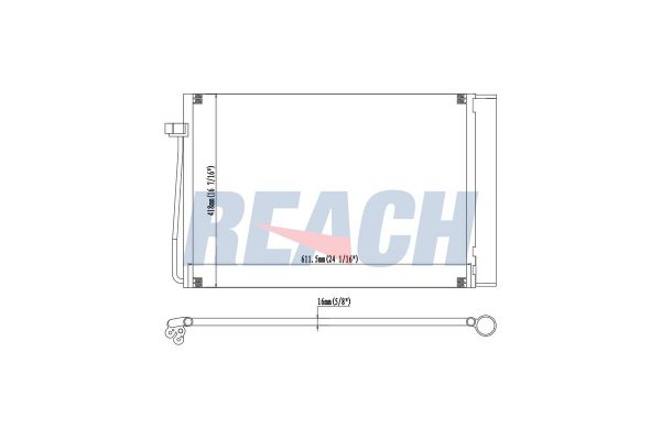 Klima Radyatörü  BMW 5 Serisi Sedan (E60)(2003->)  MGA 82454
