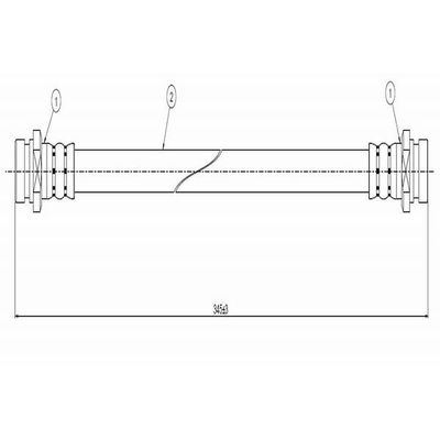 Fren Hortumu Ön Sağ veya Sol CAVO C800 251A