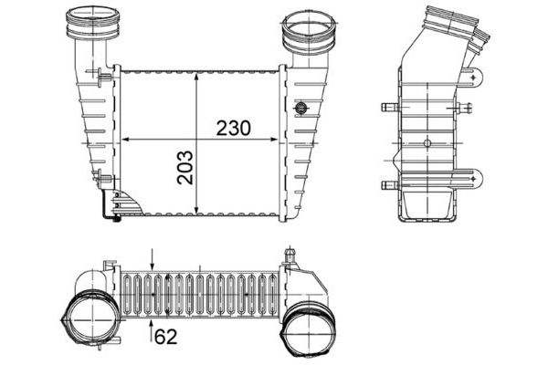 Turbo Radyatörü  MAHLE CI 347 000S