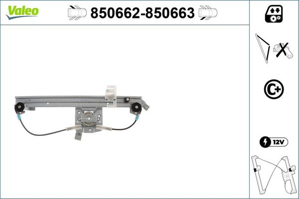Cam Krikosu Arka Sağ VALEO 850662