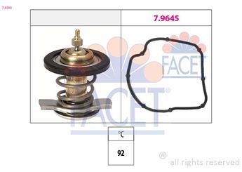 Termostat 92 °C  FACET 7.8590  A6462000015 A6112000615 A 611 200 06 15 A6112031275 A 611 203 12 75 A6132000015 A 613 200 00 15 A6132000115 A 613 200 01 15 A 646 200 00 15
