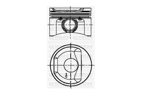 Piston (70.80MM-STD)  YENMAK 31-04268-000