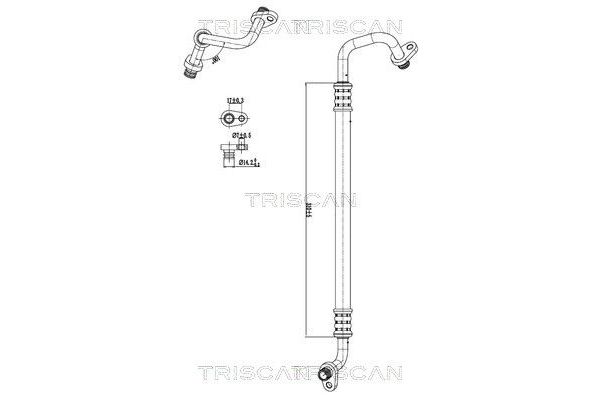 Klima Hortumu  PSA ORJINAL 6460PE