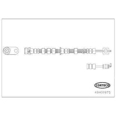 Fren Hortumu Ön Sol FROW 508.1112.031