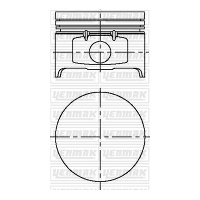 Piston (79.50MM-0.50)  ISS 8771856050000G