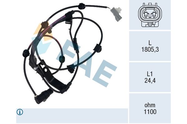 Abs Sensörü Ön Sol MGA 33756