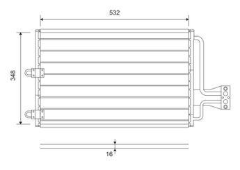 Klima Radyatörü  VALEO 816803  6453V5 6453-V5 96096846