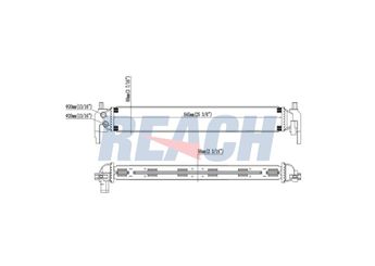 Turbo Radyatörü  MAHER 10799  6R0145805H 6R0145805E