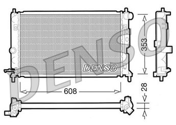 Su Radyatörü  DENSO DRM20027  DRM20027 52479098