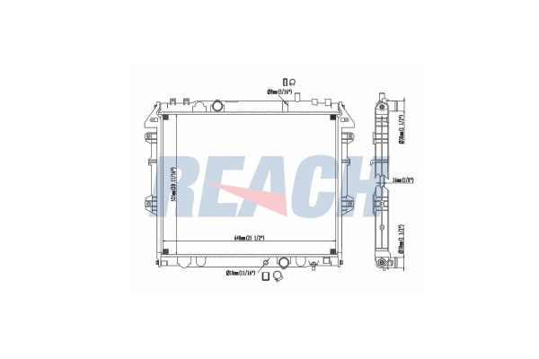 Su Radyatörü  Toyota Hilux (KUN)(2005->)  ORİS MSE901023