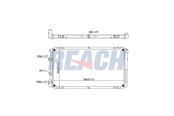 Su Radyatörü  Nissan Interstar (X70)(09.2002->)  ORİS BOP163026