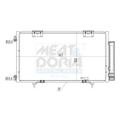 Klima Radyatörü  Toyota Avensis Combi SW (T22)(1998->)  BOSCH 1 986 AD2 205