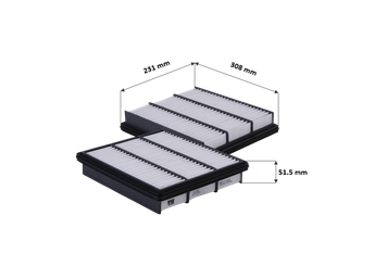 Hava Filtresi  FIL FILTRE HP 5095  1780107010 17801-07010 1780130040 17801-30040 1780130080 17801-30080 1780150040 17801-50040