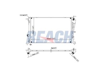 Su Radyatörü  BSG 25-520-044  214102845R