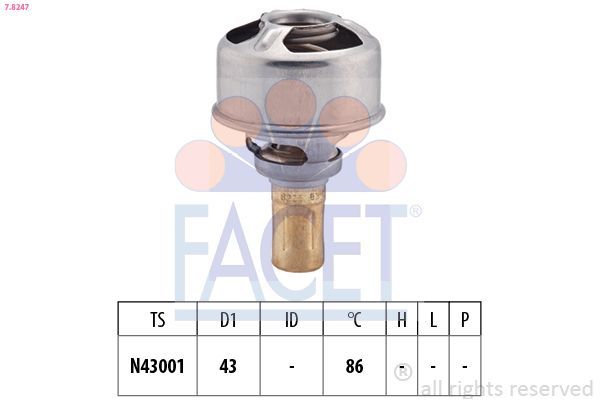 Termostat  Renault R 19 Chamade 4 Kapı (L53)(06.1989->)  MGA 85300