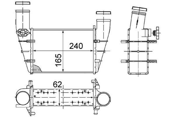 Turbo Radyatörü  MAHLE CI 130 000S