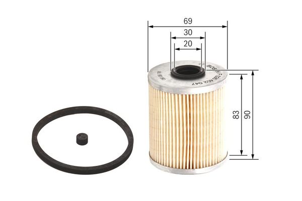 Yakıt Filtresi  Opel Movano B Kamyonet (2010->)  BOSCH F 026 402 047