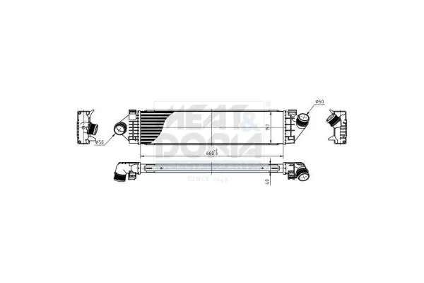 Turbo Radyatörü  Ford Kuga (CBV)(2008->)  VEKA 42-1911