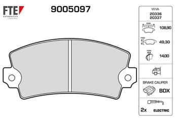Fren Disk Balata Ön FTE 9005097  7701602289 77 01 602 289 6000039184 5888550 9938109 425106 6026170585 60 26 170 585 6000004734 6025071055 6025071056 6025170585 6025170586 6025170860 7701201684 77 01 201 684 7701200360 7701201311 7701201321 7701201781 7701202148 7701202788 7701203068 7701348689 7701454308 30666300 0030666300 32708200 0032708200 32796000 0032796000