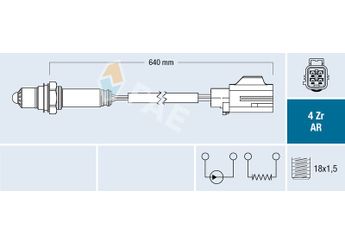 Oksijen (Lambda) Sensörü  VOLVO ORJINAL 32253664  32253664