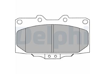 Fren Disk Balata Ön DELPHI LP1020  26296FA100 4106074F90 41060-74F90 4106074F91 41060-74F91 4106074F92 41060-74F92 4108030P26 41080-30P26 4108040P27 41080-40P27 D106074F92 D1060-74F92 26296FA140 26296FA160 26296FE090