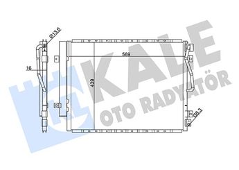 Klima Radyatörü  KALE 342625  976063E901 97606-3E901 976063E900 97606-3E900