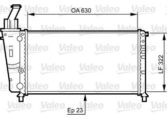 Su Radyatörü  VALEO 734221  A4475010201 46527489